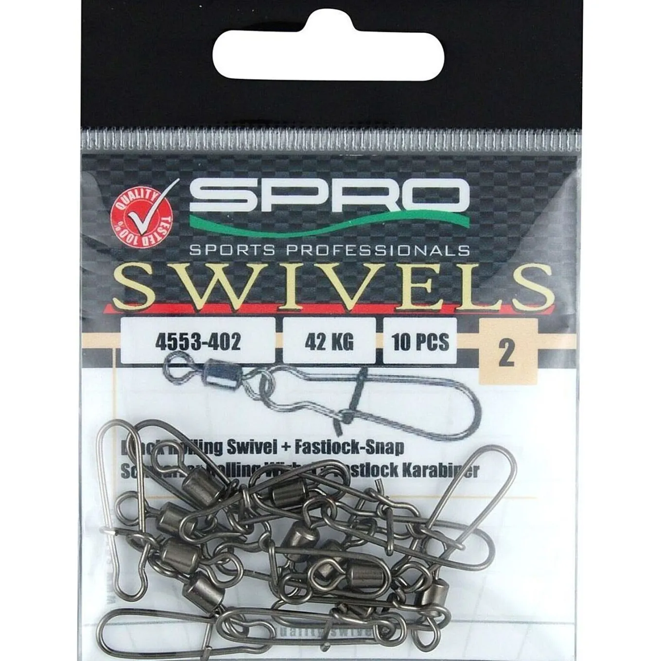 Spro Rolling Swivel Fastlock Snap