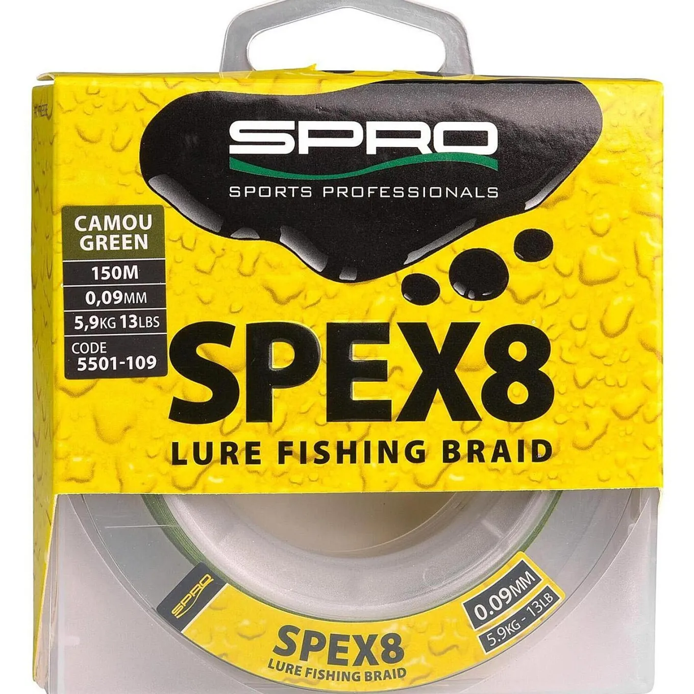 Spro Spex8 Braid Camou Green