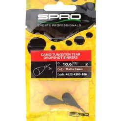 Spro Tungsten Camo Tear Drop Weights