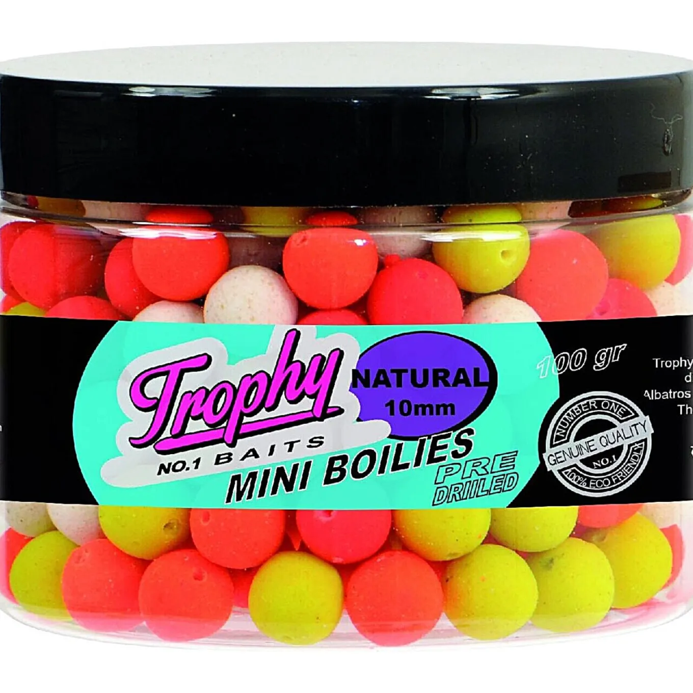 Trophy Bait Pre drilled mini boilies