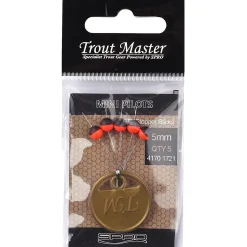 Trout Master Mini Pilots 5mm Black/Red